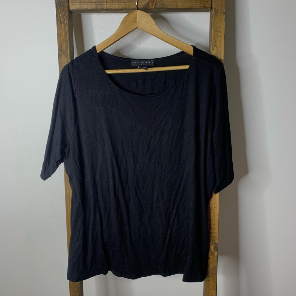 Grace Elements Black Women's Top